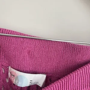 Free People Beach Sola Knit Coverup Pants Size Medium in Fuchsia Pink thumbnail 5