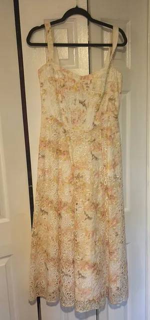 Bardot Lilah Corset Midi Dress Floral thumbnail 1