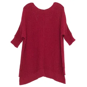 Free People Sweater Oversized Boho Chunky Lagenlook Cottage Slouchy Cozy Fall XS thumbnail 2