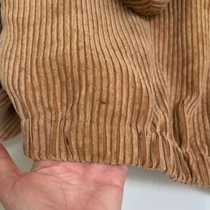 HYFVE Tan Corduroy Bomber Jacket thumbnail 2