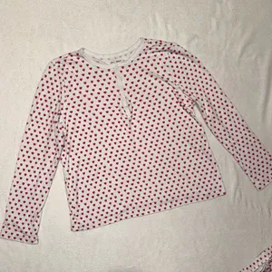 Roller Rabbit Pink Hearts Pajama Set size Adult XS thumbnail 5