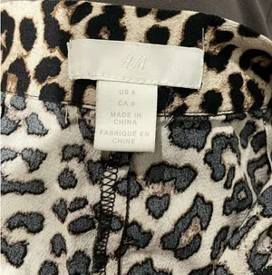H&M Leopard print Midi skirt thumbnail 3