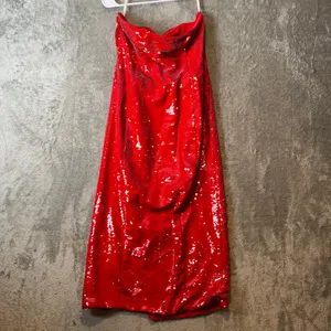 H:OURS X Revolve Cesca Midi Dress in Red Gaga Size‎ Large Sequins Romantic Sexy thumbnail 6