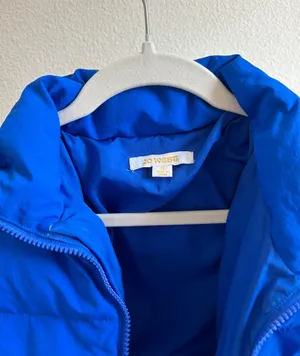 Shop  Blue Puffer Jacket thumbnail 3