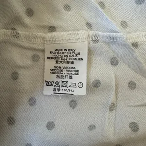 Brandy Melville White Black Polka Dot Button Up Blouse thumbnail 4