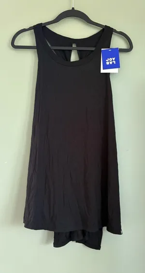 JoyLab Black Flow Tank with Racerback Keyhole thumbnail 1