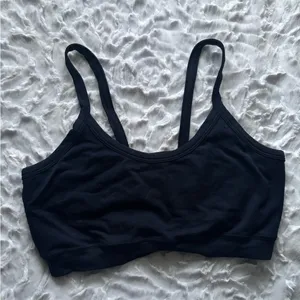 Zenana Outfitters Classic Navy Sports Bra thumbnail 1