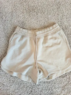 Zenana Scuba Round Neck Top And Dolphin Shorts Set size medium ash mocha thumbnail 3
