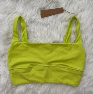Skims Fits Everybody Square Neck Longline Bralette Daffodil Size XS thumbnail 1
