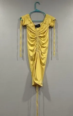 Baby Boo Samantha Dress in Yellow Size 8 thumbnail 1