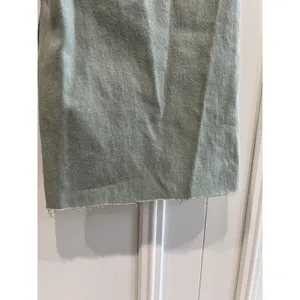 Risen Jeans Sage Green High Rise Wide Leg Cargo Pants Size 7/28 Raw Hem Boho‎ thumbnail 4