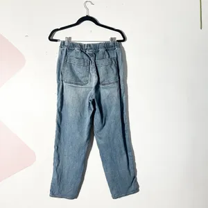 Madewell Pull On Jeans Women's Small Blue Light Wash Relaxed thumbnail 2
