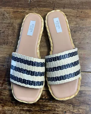 Steven New‎ York Kooper flat slide sandal size 10 Blue thumbnail 1