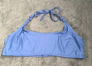Aerie Blue Women's Swim Top scoop XXL thumbnail 1