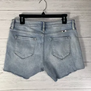 KanCan Jean Shorts Women’s XL Blue Stretch Distressed Classic Beach Summer thumbnail 2