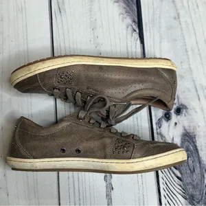 Taos Feedom Shoes Sneakers Womens 7.5 Brown‎ Studded Leather Walking Fre-12810 thumbnail 9