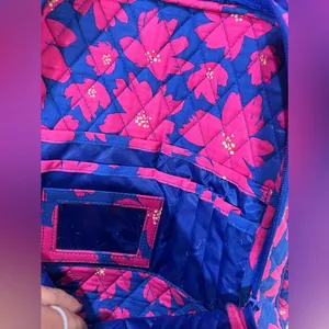 Vera Bradley Women's Signature Cotton Campus Tech Backpack, Art Poppies thumbnail 12
