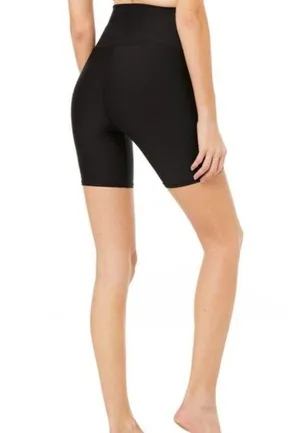 Alo Extreme High-Waist Airlift Biker Shorts Black Hi-Rise Bermuda Long Bike XS thumbnail 6