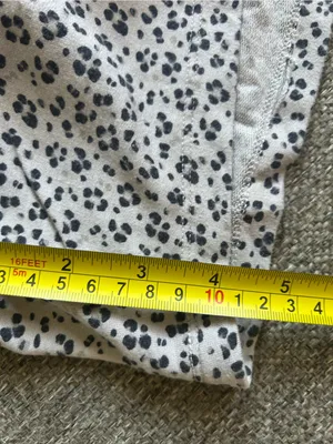 Gap Animal Print White & Black Lightweight Sleep Shorts w/elastic waist | Large thumbnail 7