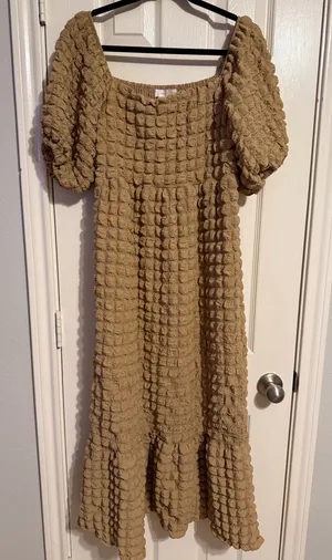 Simply southern textured bubble dress small/medium- nwt thumbnail 1