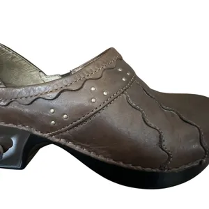 DANSKO Hailey Professional Staple Clog Mule Platform Nursing Shoe Studs 7.5-8/38 thumbnail 11