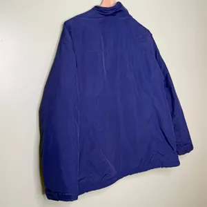 L.L. Bean Fleece Lined Full Zip Jacket Navy Blue Women’s Size 2X thumbnail 6