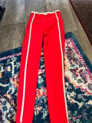 Athleta red striped leggings xxs thumbnail 4