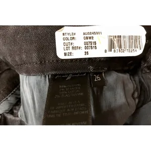 7 For All Mankind 7FAM‎ Skinny A-Pocket Jeans Vintage Black Wash Size 26 thumbnail 7