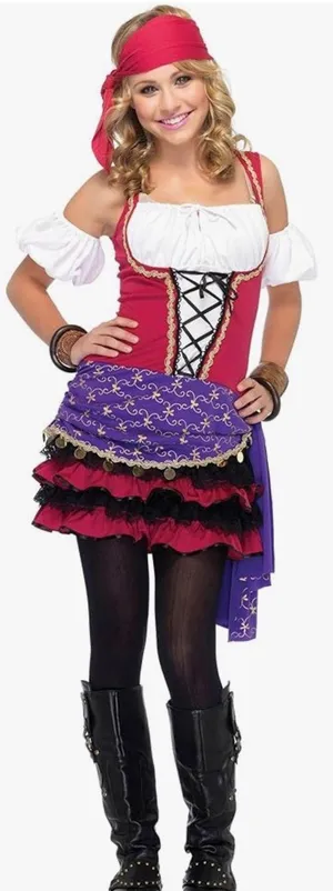 Leg Avenue Juniors Crystal Ball Gypsy Costume thumbnail 1
