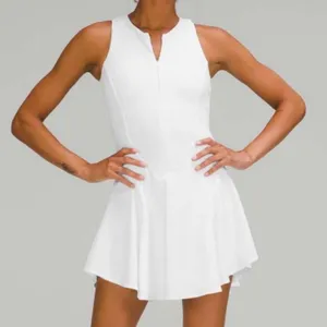 NWT LULULEMON Everlux Short Lined White Tennis 6” Tank Dress thumbnail 1