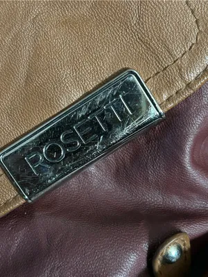 Rosetti Women’s Soft Leather Burgundy & Tan Multi-Pocket Hobo Satchel Bag Purse thumbnail 12