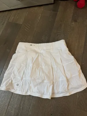 Lululemon Pace Rival Mid-Rise Skirt Long Size 4 white thumbnail 8