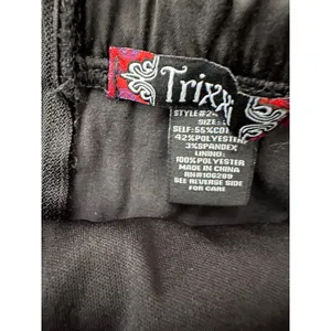 Trixxi Y2K Black Studded Strapless Mini Dress Juniors Size 3‎ HOCO Whimsigoth thumbnail 5