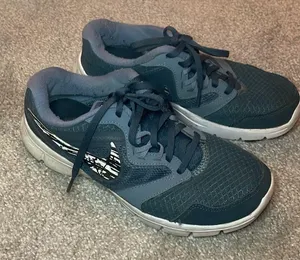 Nike running shoes steal blue laceup size 5 youth thumbnail 2