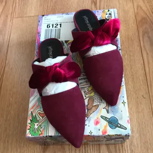 Jeffrey Campbell Charlin Bow Slides 5.5 NEW thumbnail 2