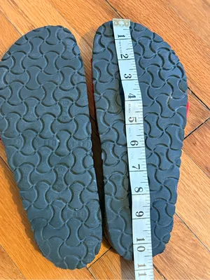 Birkenstock Madrid Sandals Patent‎ Red w Black Buckle size 41 US 8-8.5 thumbnail 5