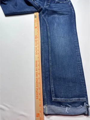 Vervet Wide-Leg Blue Denim Jeans - Comfy, Casual, and Ready thumbnail 6