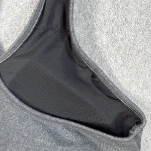Gap GapFit XL Charcoal Grey Racerback Sports Bra Medium Support Activewear Workout thumbnail 6