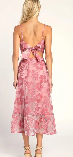 Lulus Floral Midi thumbnail 2