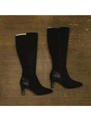 NWT Lifestride Womens Gracie High Heeled Tall Boots G6347M1 Black 8W thumbnail 8