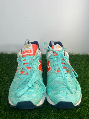 New Balance 574 WL574SIB Women’s Size 8 Mint Green Coral ENCAP Lifestyle Sneaker thumbnail 2