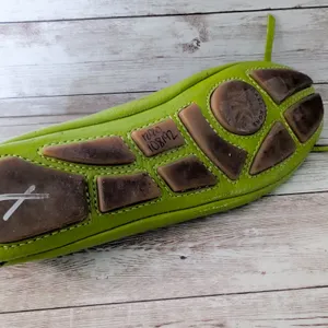 Michael Kors Flats - Green Flats Size 6.5 M - Leather Upper - Cosmetic Issues thumbnail 13
