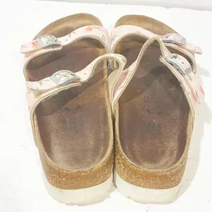Papillio Birkenstock Sandals Floral Pattern Strappy‎ Cork Sole Womens Size 6 thumbnail 4