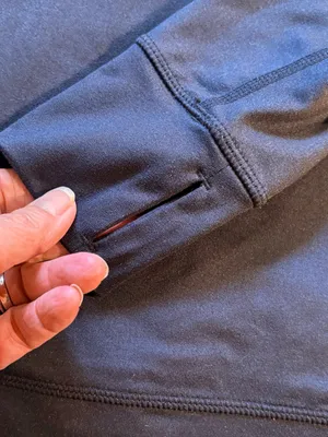 💥Burton Women’s Midweight Dryride Base Layer Crewneck Top Black Thumbholes~M🧡 thumbnail 7