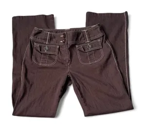 Y2K Brown Grunge Pants Size 8 thumbnail 1