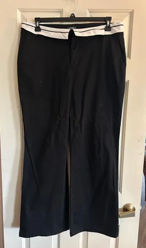 Wild fable size 14 black fold over pants thumbnail 1