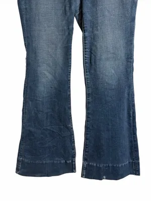 American Eagle Outfitters Indigo Flare Wide-Leg Jeans thumbnail 2