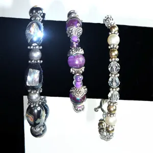 Bundle of Glass Bead Bracelets thumbnail 2