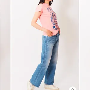 NWT Mother Denim The Dodger Flood Loose Fit Jeans in Mediterranean Muse Blue 28 thumbnail 3