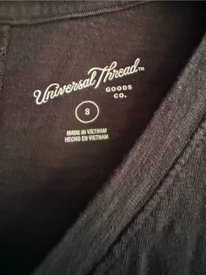 Universal Thread Black Maxi Dress V-Neck thumbnail 3